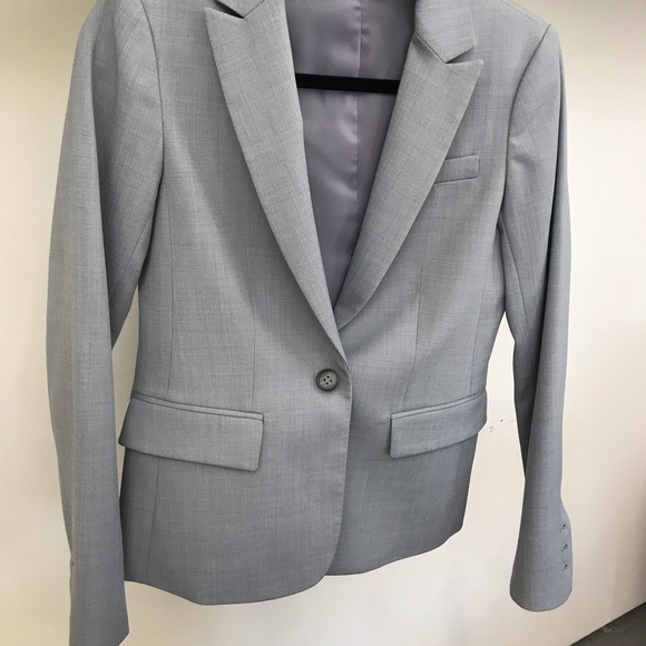 Theory light grey blazer - Picture 2 of 7